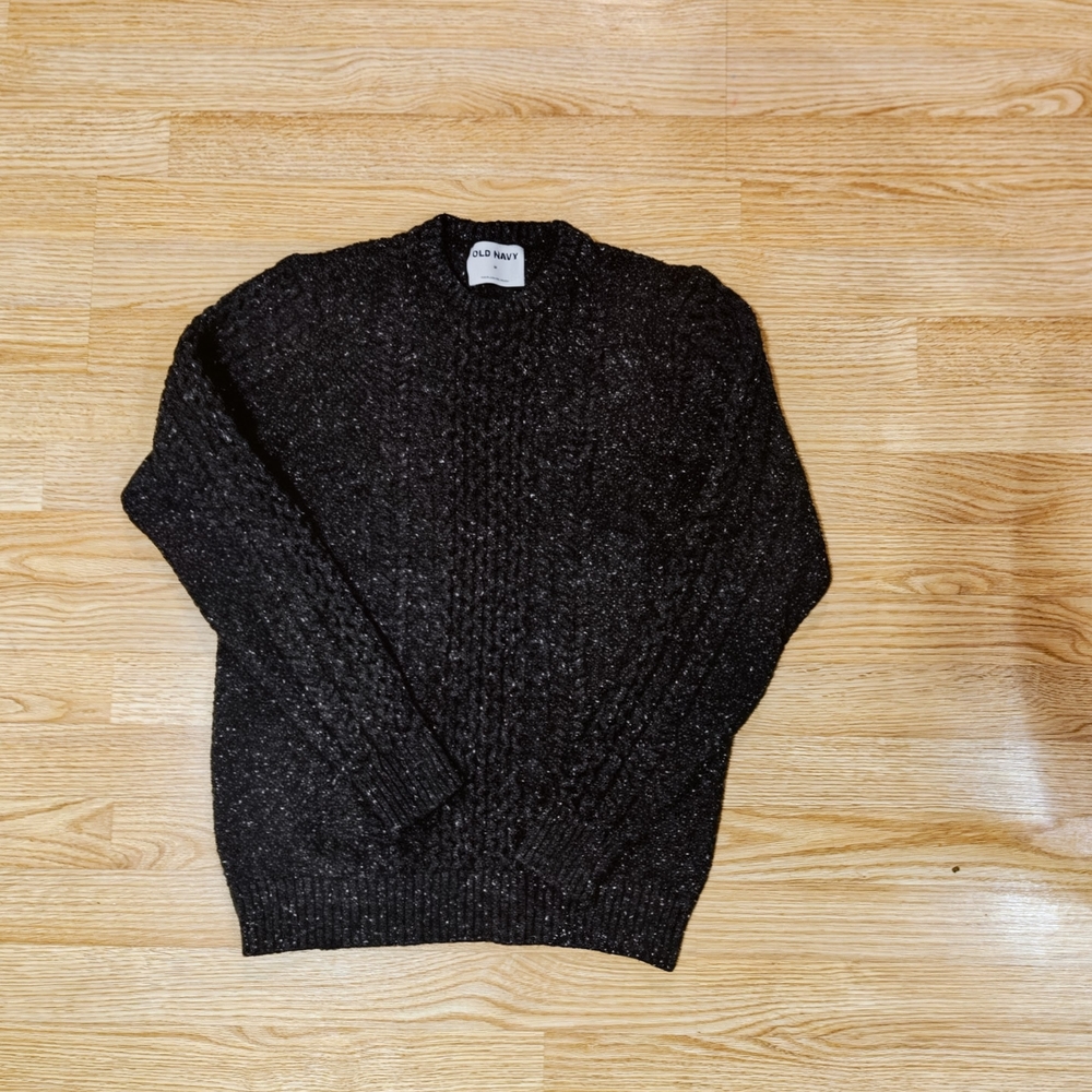 Old Navy Women's Charcoal Crewneck Sweater